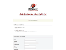 Tablet Screenshot of delfosse.fr
